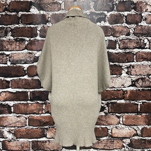 La Fée Maraboutée Pullover Sweater Cowl Neck Short Sleeve Beige Size XS - Picture 10 of 16